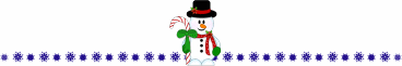Snowman on navyblue snowflakes