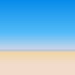 gradient1 - blue sky and beach